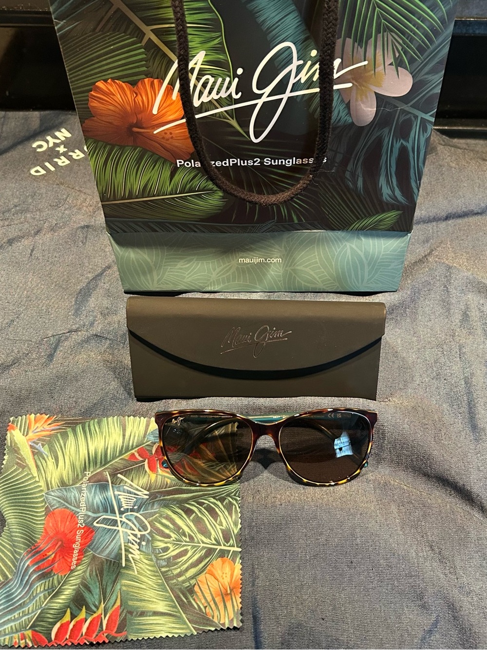 Maui Jim Polarized plus2 Ocean Sunglasses - NIB